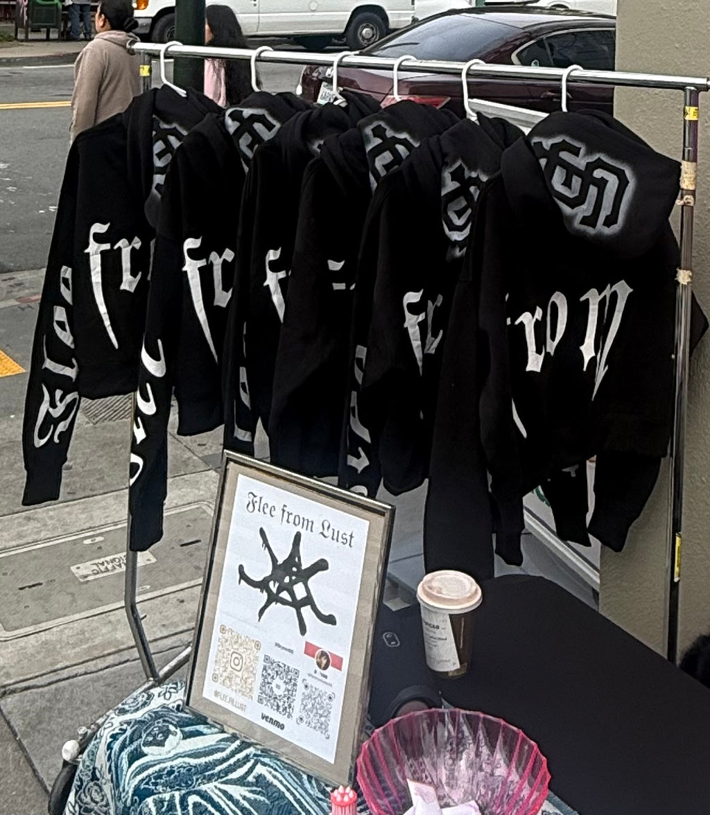 SF LOGO FFL BLACK HOODIE