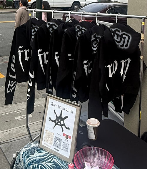 SF LOGO FFL BLACK HOODIE